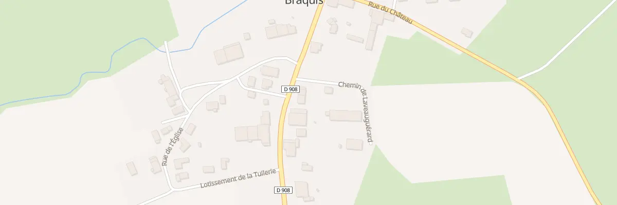 Plan du 14 Rue Saint Georges à Braquis