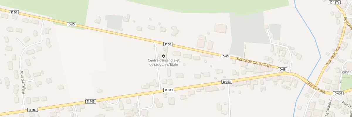 Plan du 25 Rte de Damvillers à Étain
