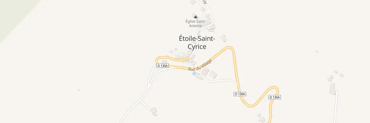 Plan du 5017 Le Village à Étoile-Saint-Cyrice