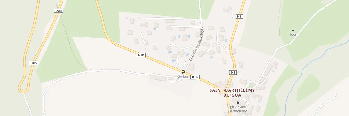Plan du 168 Rte du Gerbier au Gua