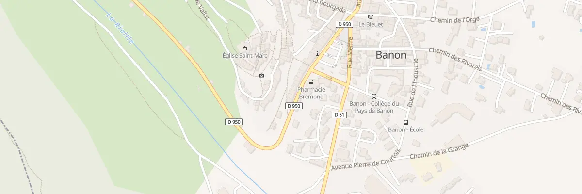 Plan du 60 Av Angeline Branzeau à Banon