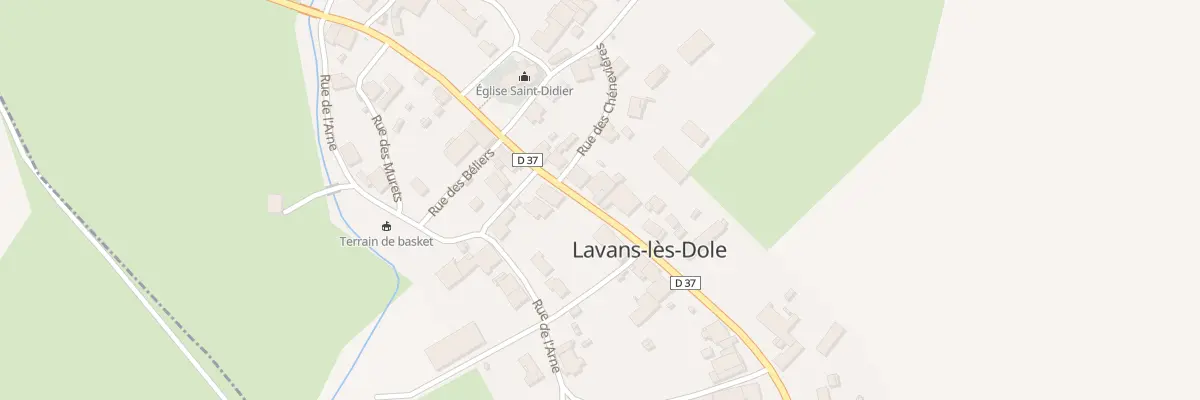 Plan du 14 Rue du Four Banal à Lavans-lès-Dole