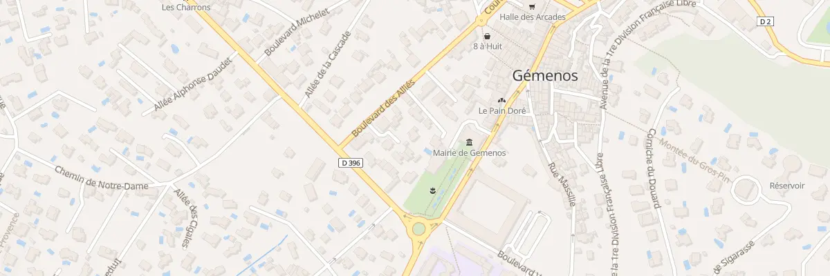 Plan du 5136 Bd des Alliés à Gémenos