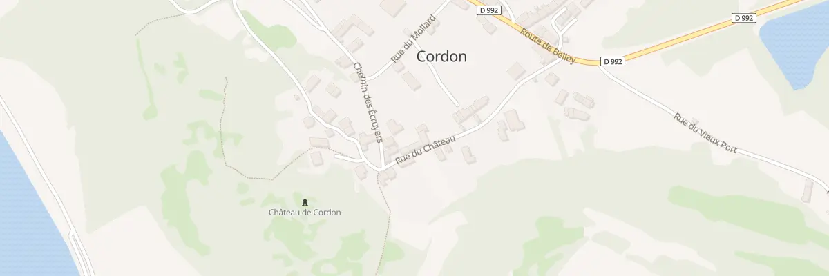 Plan du 210 Rue du Chateau à Brégnier-Cordon