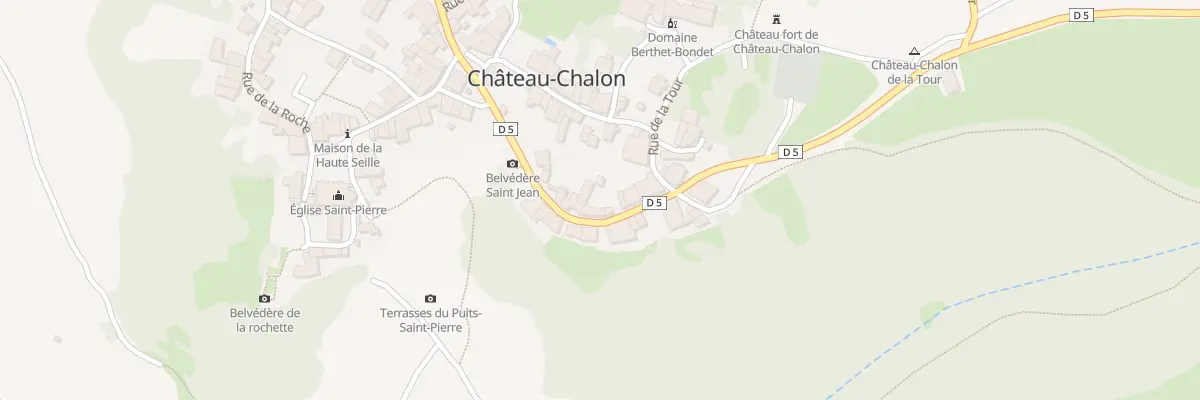Plan du 25 Rue Saint-Jean à Château-Chalon