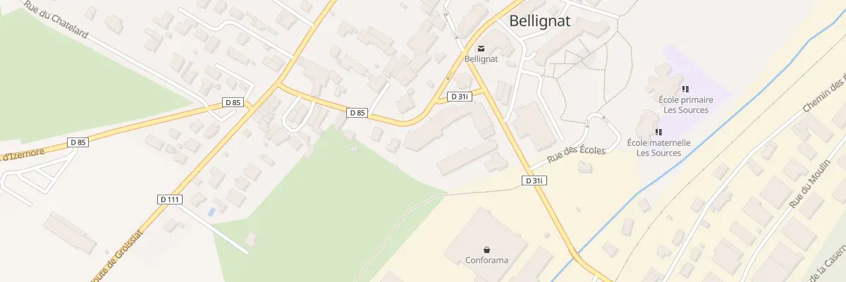 Plan du 1T Rue d’Izernore à Bellignat
