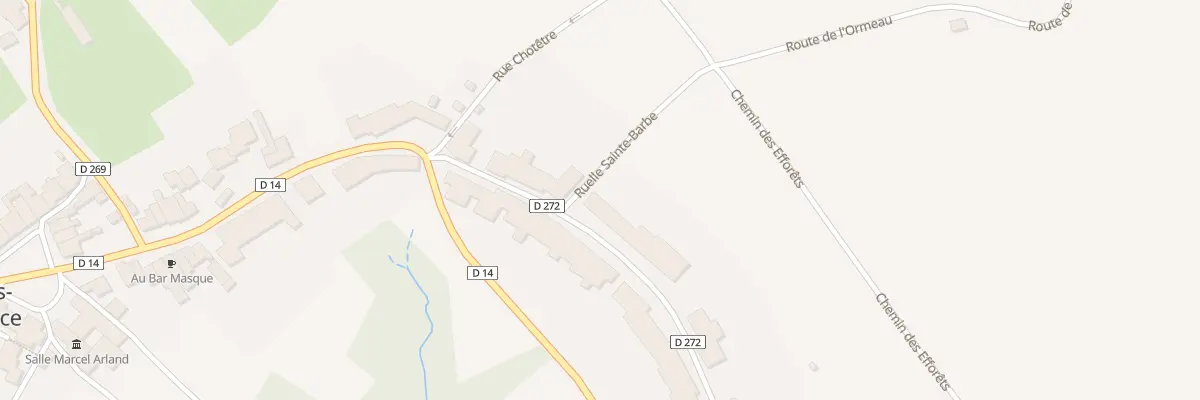 Plan du 21 Rue Sainte Barbe à Varennes-sur-Amance