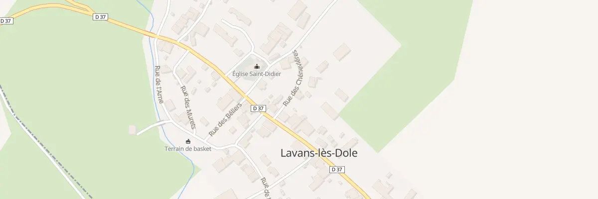 Plan du 2A Rue des Chenevières à Lavans-lès-Dole