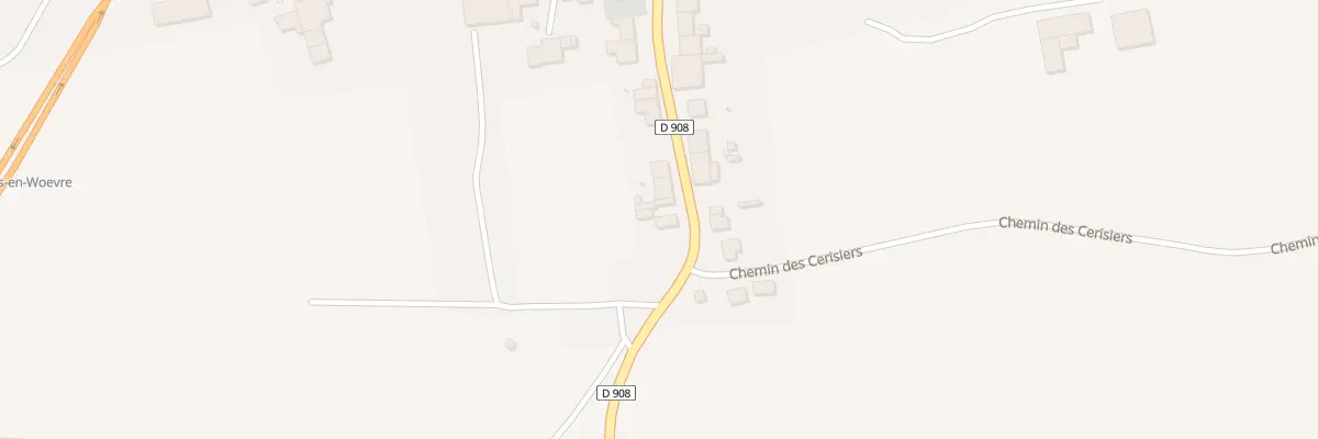 Plan du 12 Rue de la Croix de Fresnes à Ville-en-Woëvre