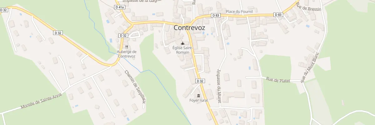 Plan du 5115 Contrevoz à Contrevoz