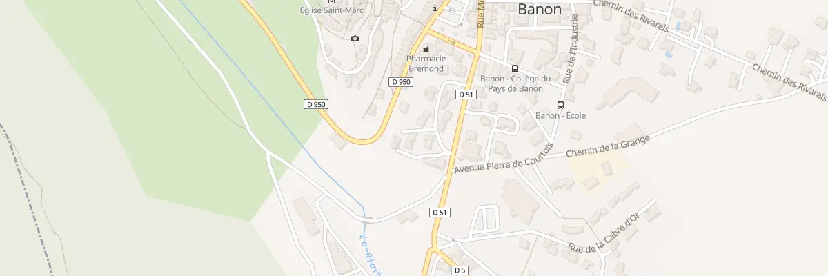 Plan du 98 Rue Louis Borel à Banon
