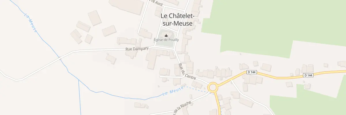 Plan du 2 Rue du Centre au Châtelet-sur-Meuse