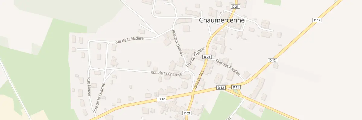 Plan du 6  à Chaumercenne