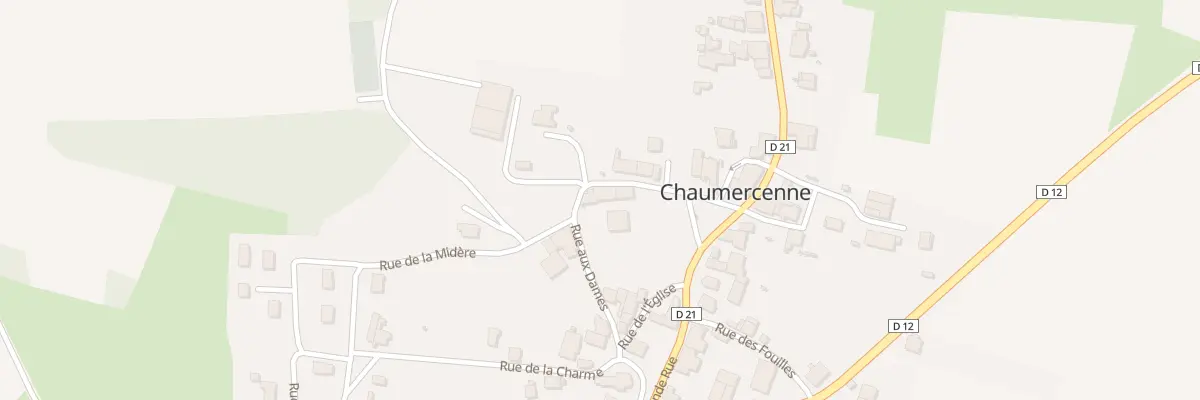 Plan du 1 Rue aux Dames à Chaumercenne