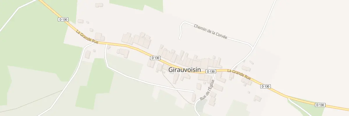 Plan du 23 Gr La Grande Rue à Girauvoisin
