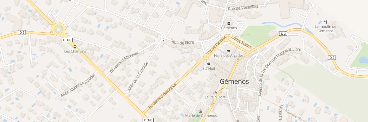 Plan du 6 Bd des Alliés à Gémenos