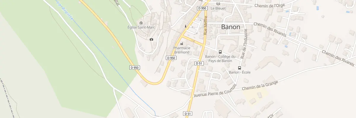 Plan du 65 Av Angeline Branzeau à Banon