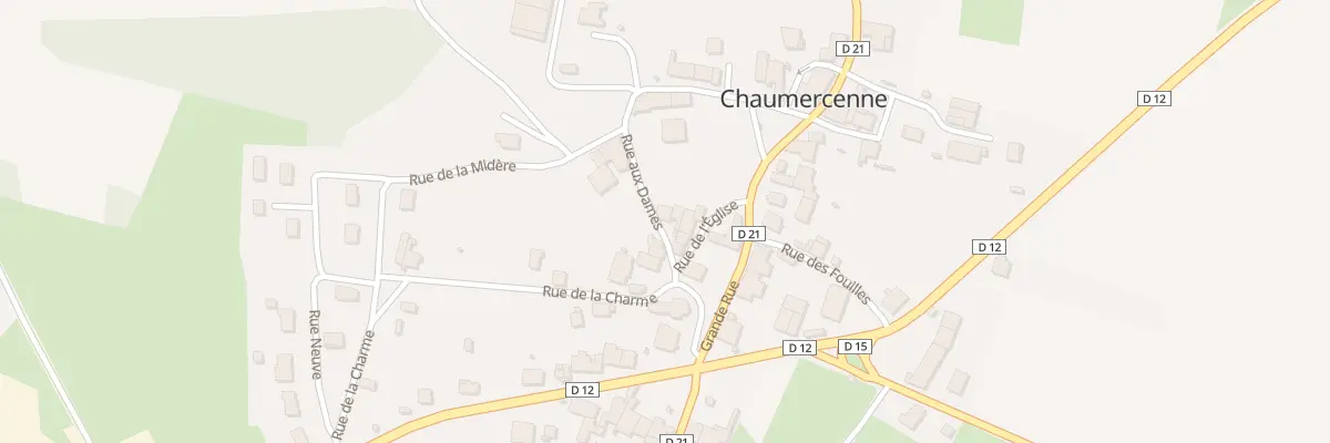 Plan du 3 Rue aux Dames à Chaumercenne