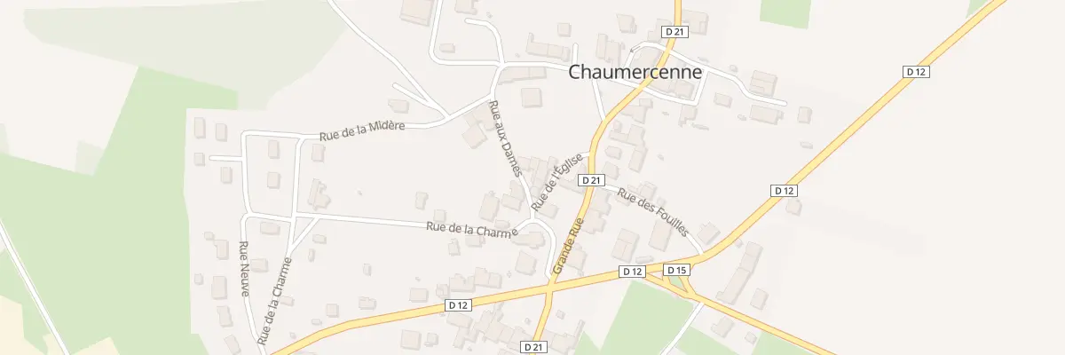 Plan du 5 Rue aux Dames à Chaumercenne