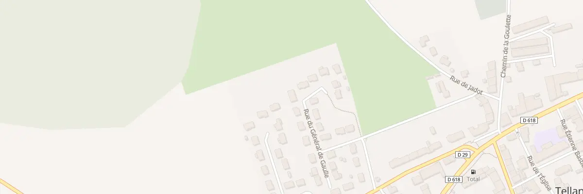 Plan du 16 Rue du Général de Gaulle à Tellancourt