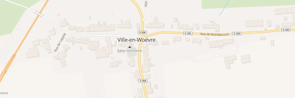 Plan du 3 Rue de la Croix de Fresnes à Ville-en-Woëvre