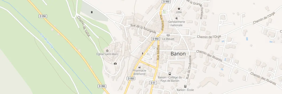 Plan du 71 Rue des Jardins à Banon