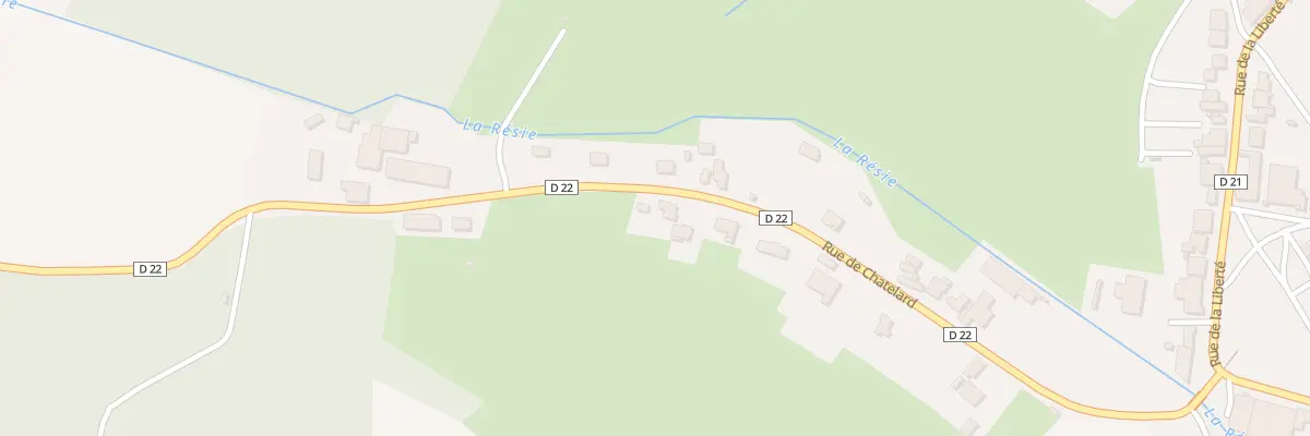 Plan du 15 Rue de Châtelard à Valay