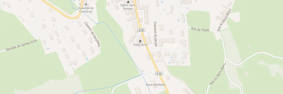 Plan du 5120 Contrevoz à Contrevoz