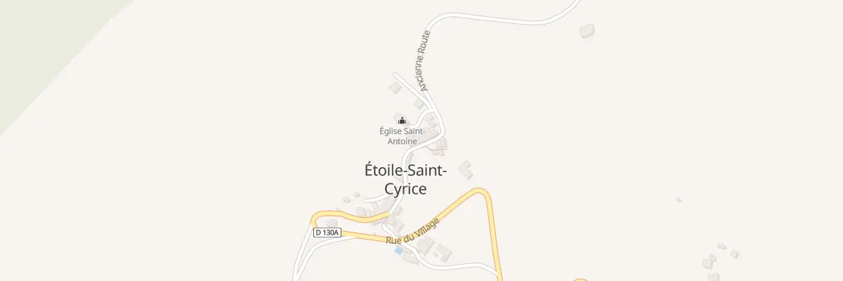 Plan du 5037 Le Village à Étoile-Saint-Cyrice