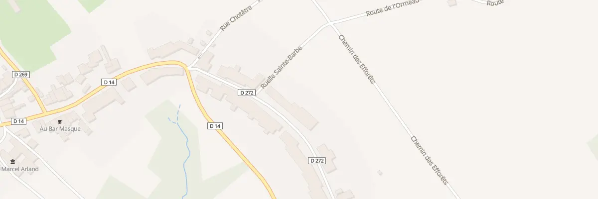 Plan du 23 Rue Sainte Barbe à Varennes-sur-Amance