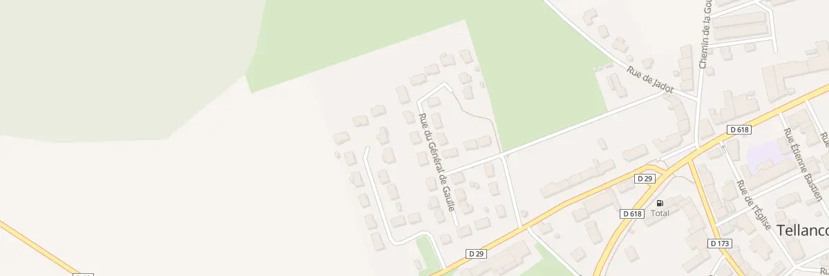 Plan du 14 Rue du Général de Gaulle à Tellancourt