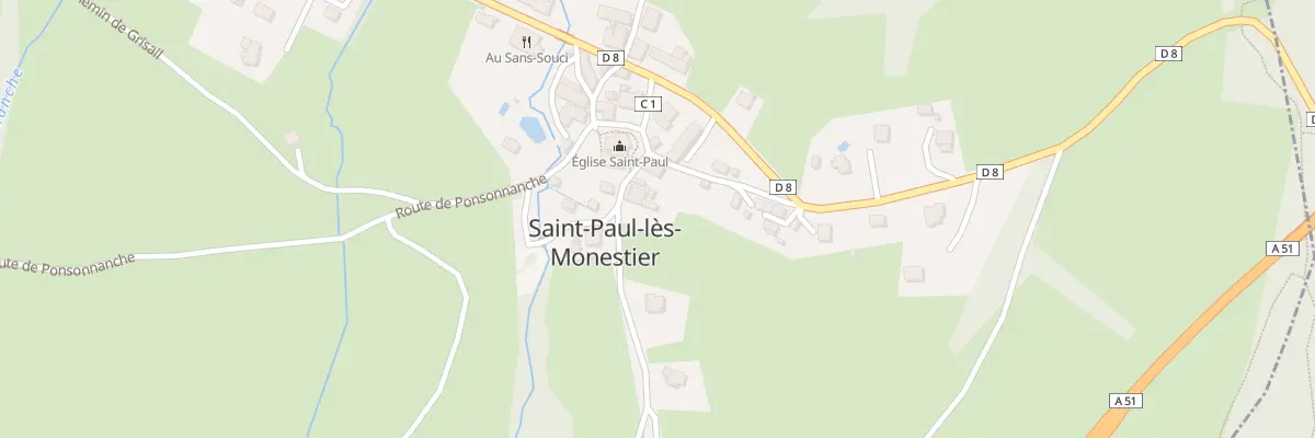 Plan du 47 Rte des Guilloux à Saint-Paul-lès-Monestier