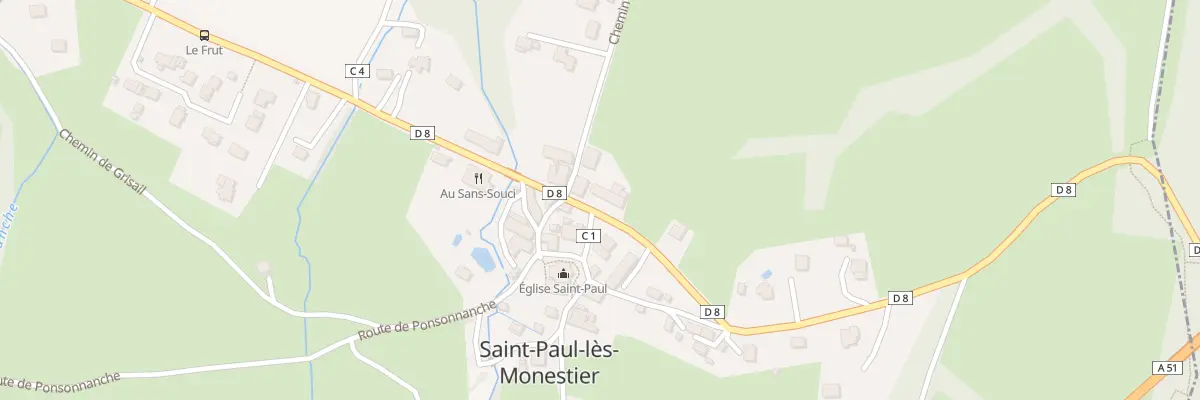 Plan du 578 Rte de Gresse à Saint-Paul-lès-Monestier