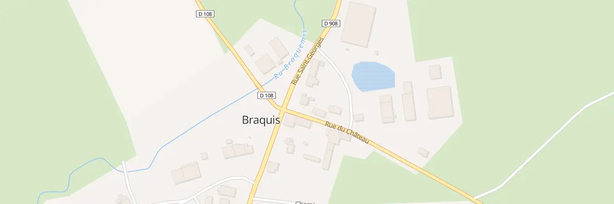 Plan du 24 Rue Saint Georges à Braquis