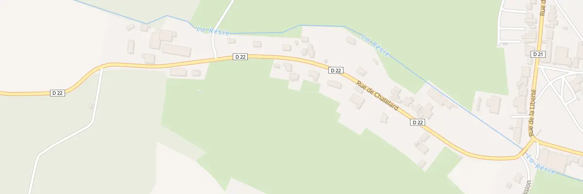 Plan du 13B Rue de Châtelard à Valay