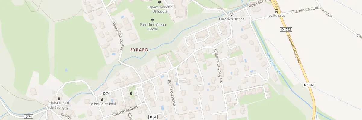 Plan du 336 Rue Léon Porte à Noyarey