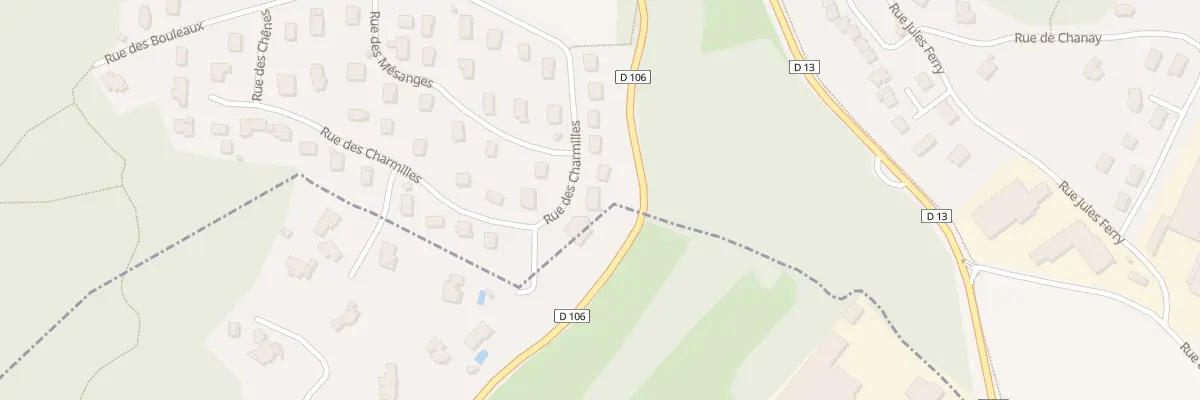 Plan du 495 Rue des Charmilles à Oyonnax