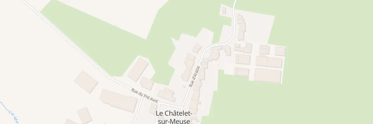 Plan du 13 Rue d’Araize au Châtelet-sur-Meuse
