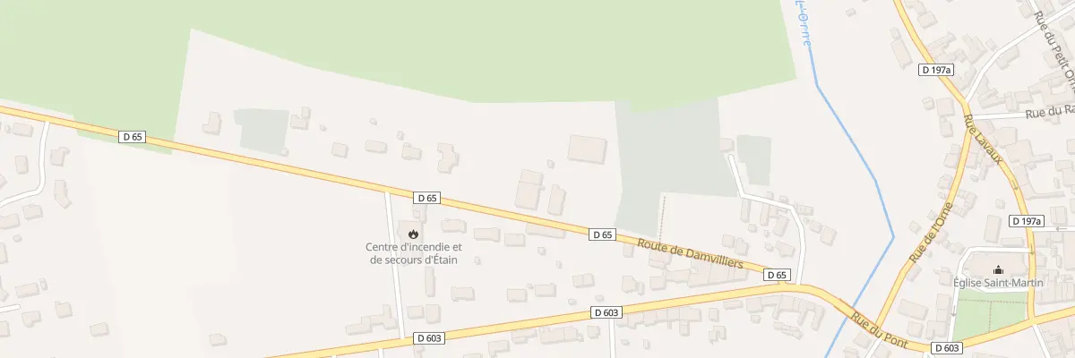 Plan du 24 Rte de Damvillers à Étain
