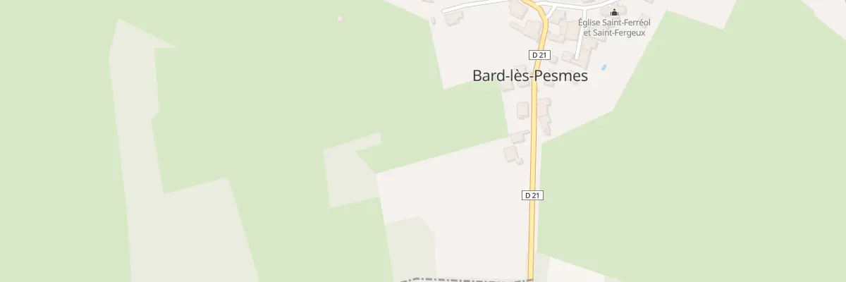 Plan du 8 Rue Prés des Champs à Bard-lès-Pesmes