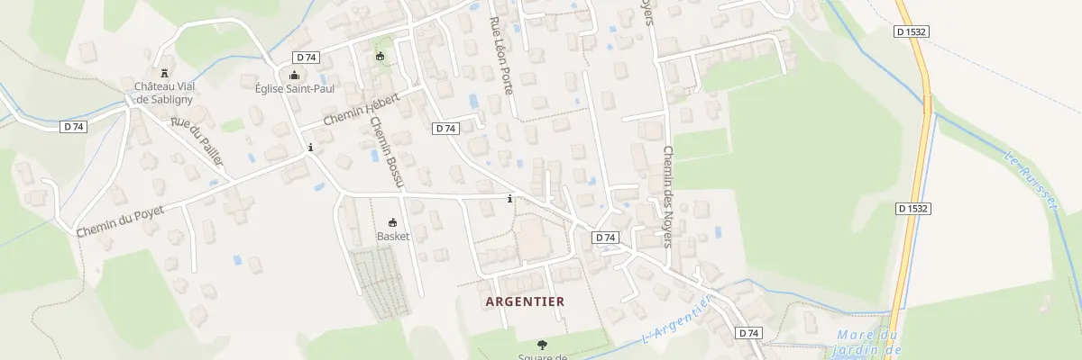 Plan du 452 Rue du Maupas à Noyarey