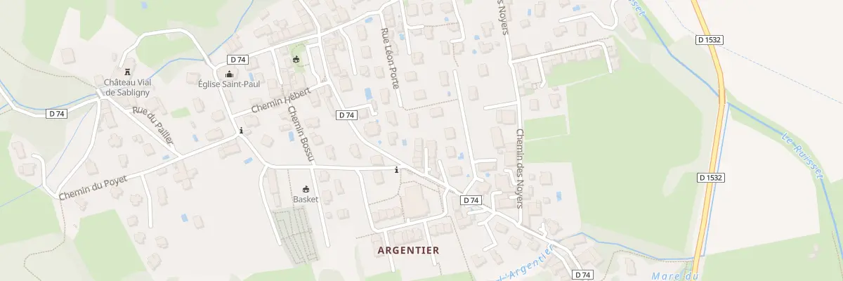 Plan du 460 Rue du Maupas à Noyarey