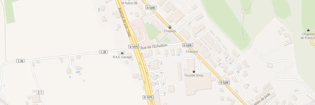 Plan du 85 Rue de L’Échaillon à Voreppe