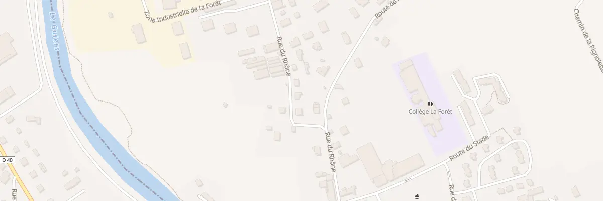 Plan du 370 Rue du Rhône à Saint-Genix-les-Villages