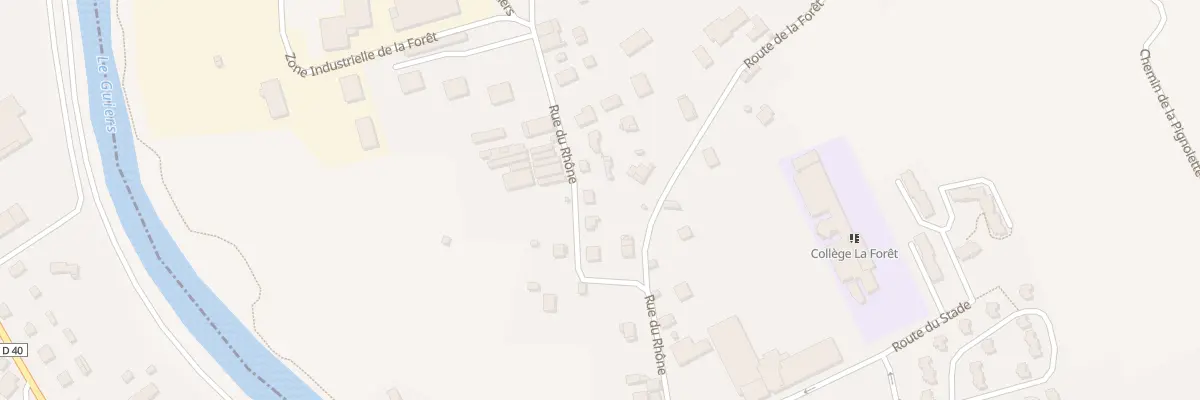 Plan du 396 Rue du Rhône à Saint-Genix-les-Villages