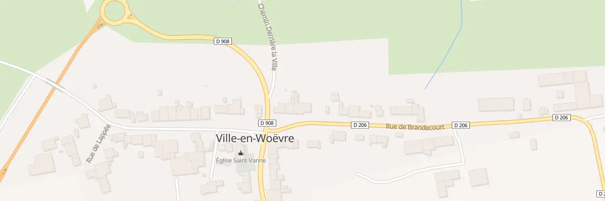 Plan du 5 Rue de Brandecourt à Ville-en-Woëvre
