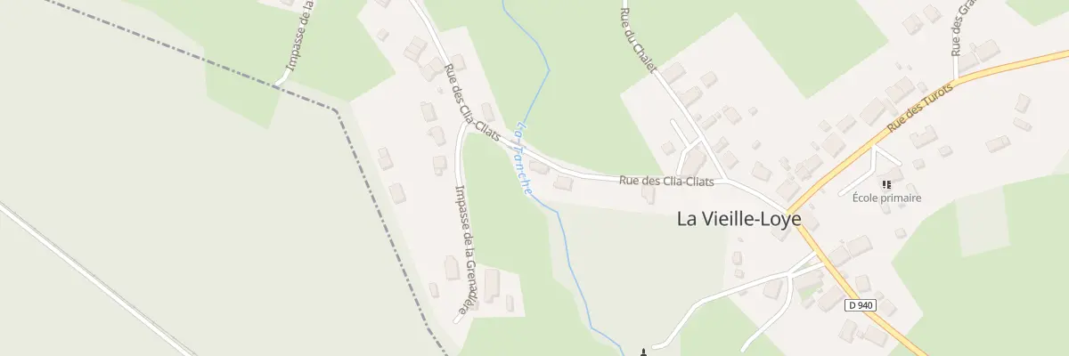 Plan du 8 Rue des Clia Cliats à La Vieille-Loye