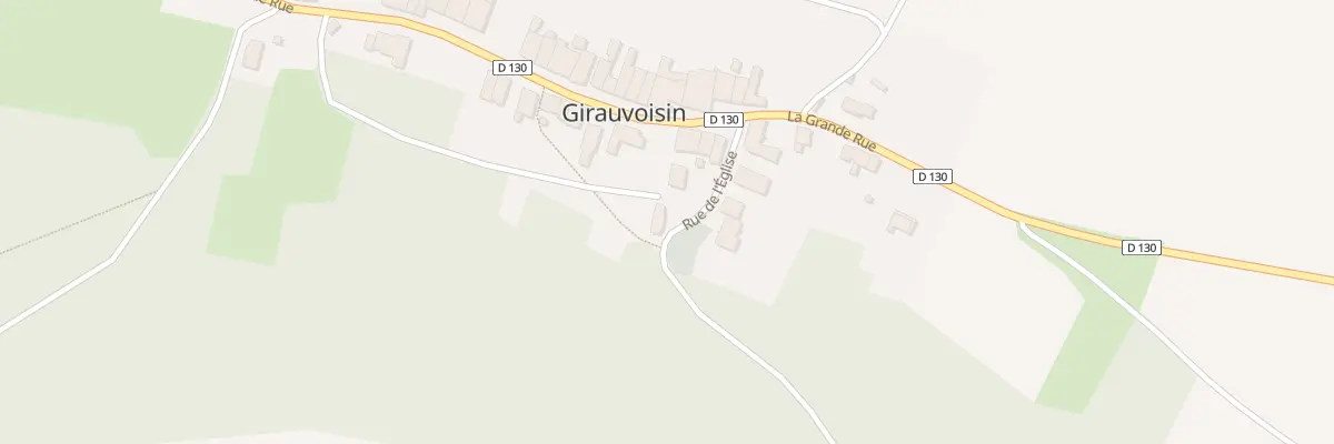 Plan du 2 Rue de l’Eglise à Girauvoisin