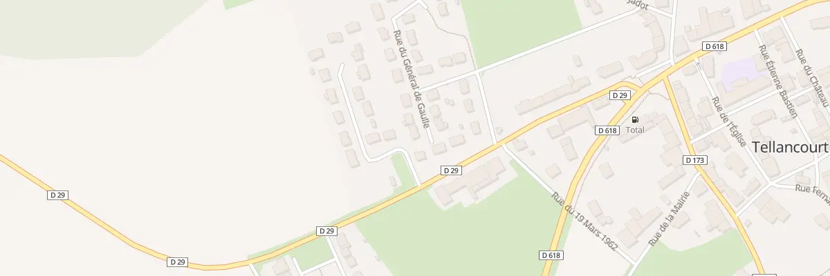 Plan du 10 Rue du Général de Gaulle à Tellancourt
