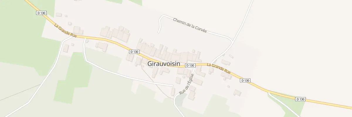 Plan du 33 Gr La Grande Rue à Girauvoisin